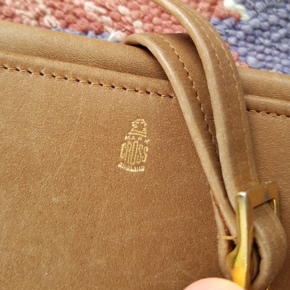 Vintage Handbags - Vintage Mark Cross England Leather Jewelry Roll